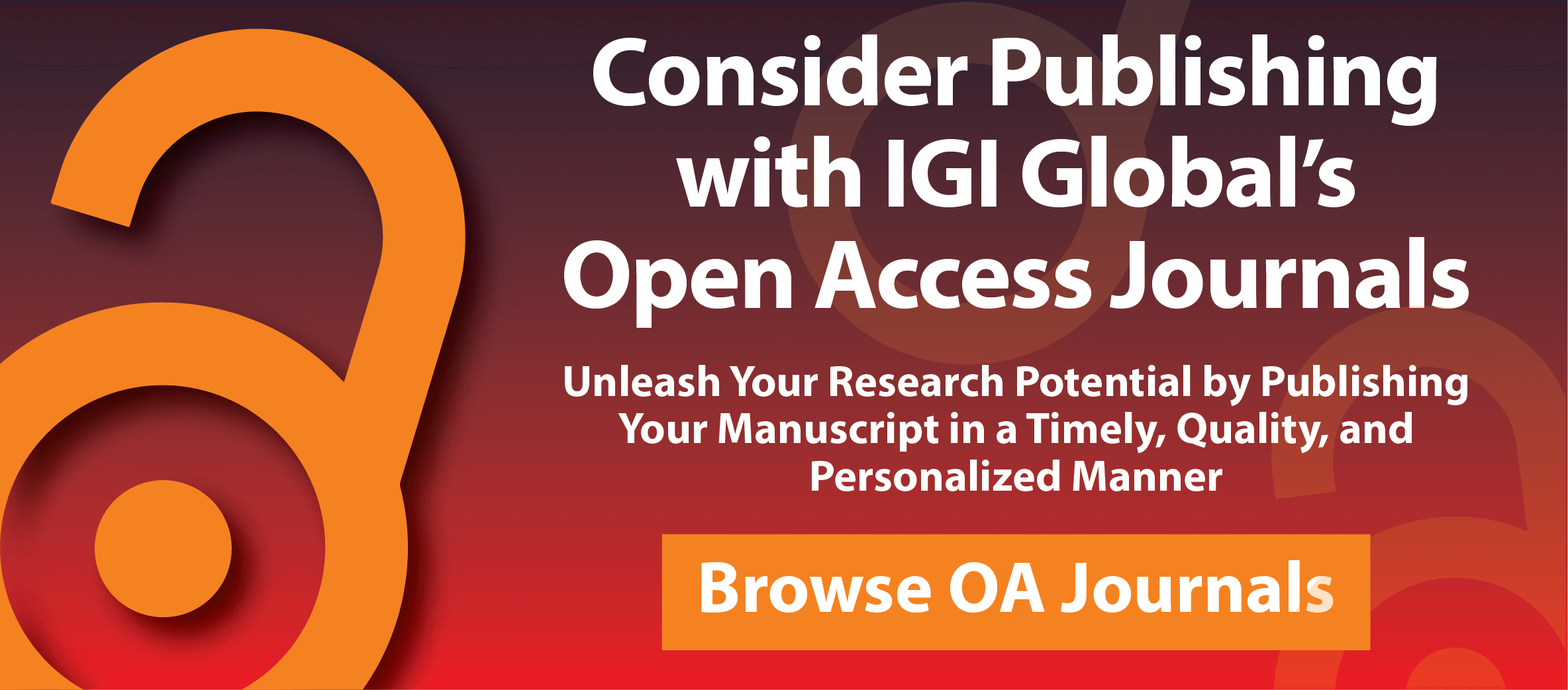 OA Publish With IGI Global Scientific Publishing